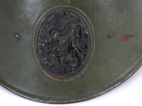 Nederlandse-legerhelm-M34-model-1934-1940-staalhelm-Dutch-military-steel-helmet-Chris van der Hoef